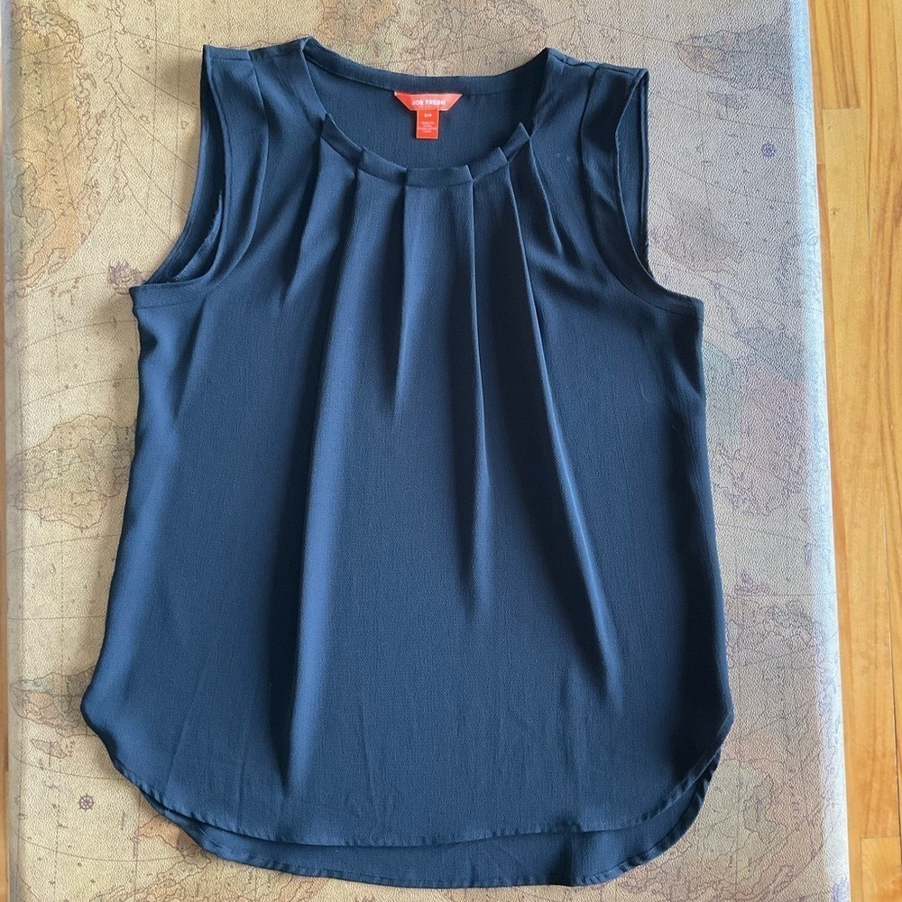 Joe Fresh Black Sleeveless Blouse